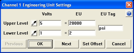 Data Acquisition High Calibration Setup