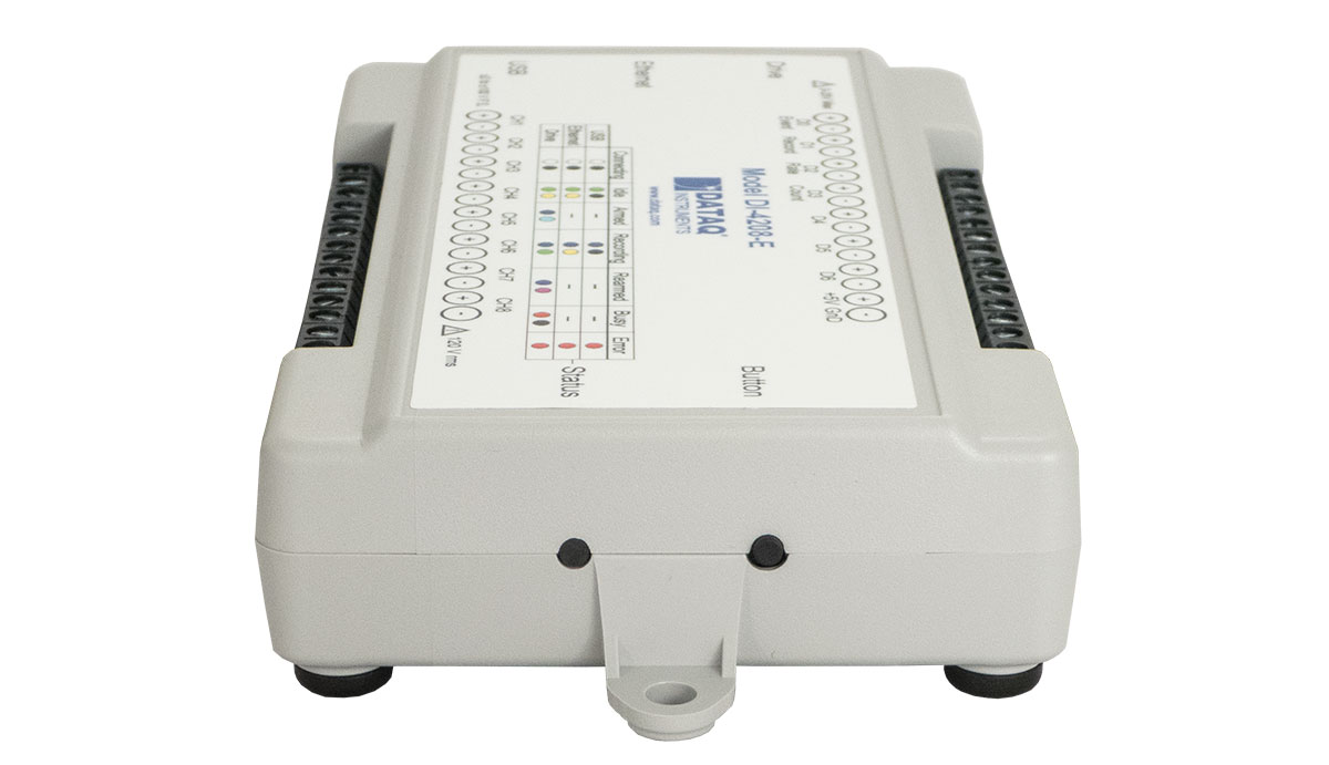 DI-4208-E DAQ and Data Logger - Side View