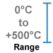 This amplifier module measures 0°C to +500°C (+32°F to +932°F).