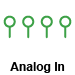 This data acquisition unit features four analog inputs