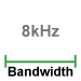 This amplifier module has 8kHz bandwidth.