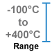 This amplifier module measures -100°C to +400°C (-148°F to +752°F).