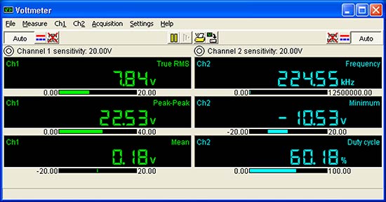 Voltmeter Operation of the DI-770 Oscilloscope